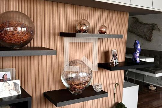 Sala de apartamento à venda com 2 quartos, 145m² em Panamby, São Paulo