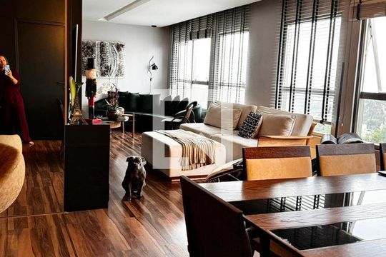 Sala de apartamento à venda com 2 quartos, 145m² em Panamby, São Paulo