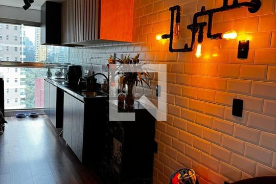 Cozinha de apartamento à venda com 2 quartos, 145m² em Panamby, São Paulo