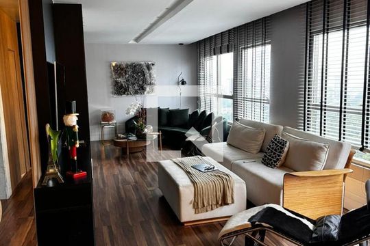 Sala de apartamento à venda com 2 quartos, 145m² em Panamby, São Paulo