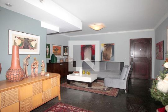 Sala de Estar de apartamento à venda com 3 quartos, 159m² em Rio Branco, Porto Alegre