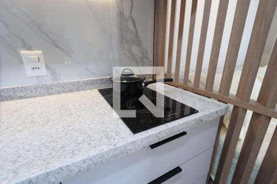 Studio - ambiente cozinha de kitnet/studio para alugar com 1 quarto, 30m² em Vila Mariana, São Paulo