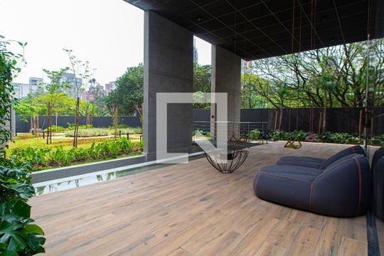Área comum - Jardim de kitnet/studio à venda com 1 quarto, 21m² em Paraíso, São Paulo