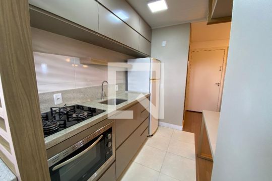 Cozinha de apartamento à venda com 2 quartos, 47m² em Canudos, Novo Hamburgo
