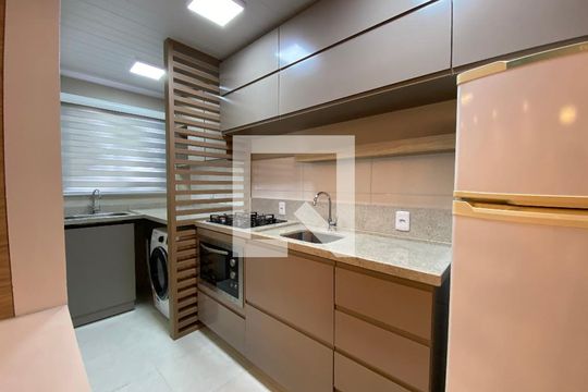 Cozinha de apartamento à venda com 2 quartos, 47m² em Canudos, Novo Hamburgo