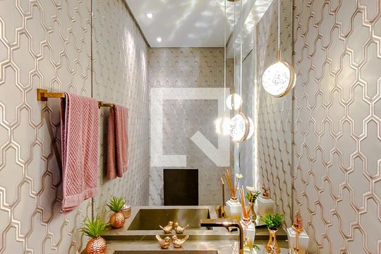 Lavabo de apartamento à venda com 3 quartos, 107m² em Vila Lucia Elvira, São Paulo