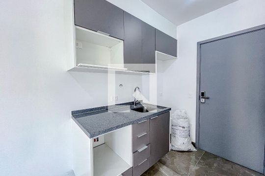 Cozinha de kitnet/studio à venda com 1 quarto, 25m² em Vila Mariana, São Paulo