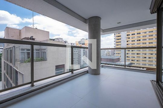 Varanda de apartamento para alugar com 3 quartos, 157m² em Pinheiros, São Paulo