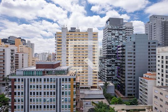 Varanda - Vista de apartamento para alugar com 3 quartos, 157m² em Pinheiros, São Paulo