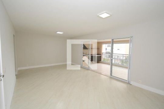 Sala de apartamento para alugar com 4 quartos, 163m² em Campo Grande, São Paulo