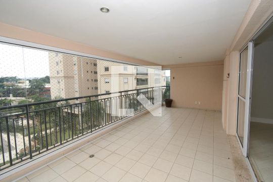Varanda gourmet de apartamento para alugar com 4 quartos, 163m² em Campo Grande, São Paulo