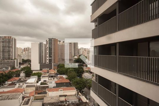 Vista da Varanda do Studio de kitnet/studio à venda com 1 quarto, 25m² em Vila Clementino, São Paulo