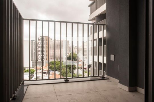 Varanda do Studio de kitnet/studio à venda com 1 quarto, 27m² em Vila Clementino, São Paulo