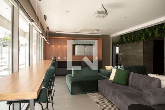 Área comum - Coworking de kitnet/studio à venda com 1 quarto, 21m² em Vila Clementino, São Paulo