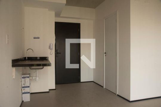 Cozinha de kitnet/studio à venda com 1 quarto, 21m² em Vila Clementino, São Paulo