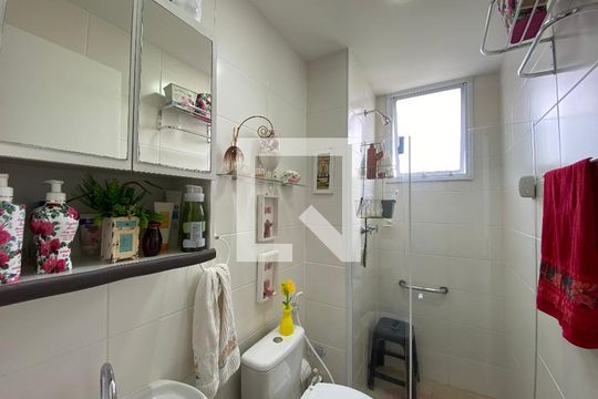 Banheiro de apartamento à venda com 2 quartos, 50m² em Engenho Novo, Rio de Janeiro
