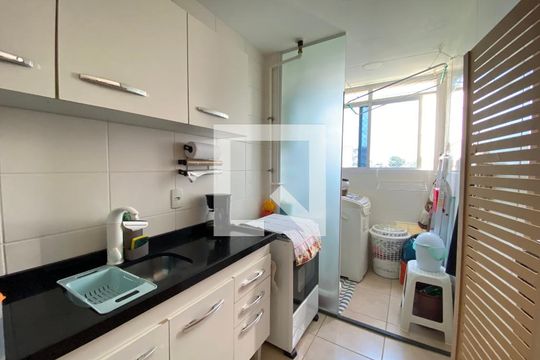 Cozinha e Área de Serviço de apartamento à venda com 2 quartos, 50m² em Engenho Novo, Rio de Janeiro