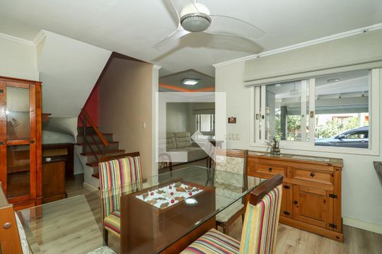 Sala de Jantar de casa de condomínio à venda com 3 quartos, 247m² em Sarandi, Porto Alegre