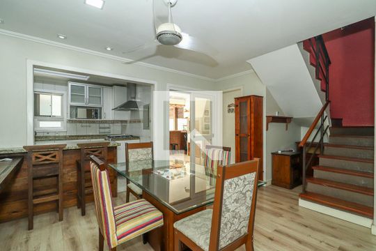 Sala de Jantar de casa de condomínio à venda com 3 quartos, 247m² em Sarandi, Porto Alegre