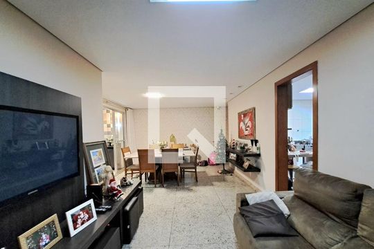 Sala de apartamento à venda com 3 quartos, 112m² em Buritis, Belo Horizonte