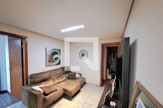 Sala de apartamento à venda com 3 quartos, 112m² em Buritis, Belo Horizonte