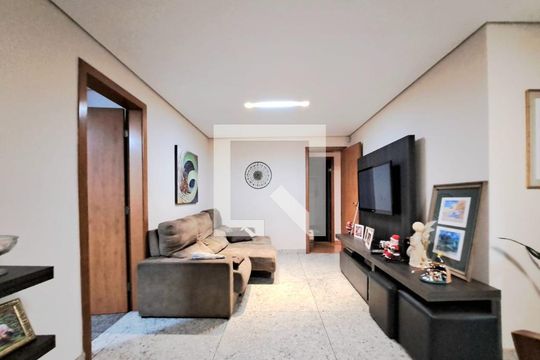 Sala de apartamento à venda com 3 quartos, 112m² em Buritis, Belo Horizonte