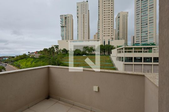 Varanda de kitnet/studio à venda com 1 quarto, 68m² em Vila da Serra, Nova Lima