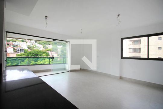 Sala de apartamento para alugar com 3 quartos, 96m² em Comiteco, Belo Horizonte