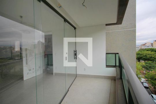 Varanda da Sala de apartamento para alugar com 3 quartos, 96m² em Comiteco, Belo Horizonte