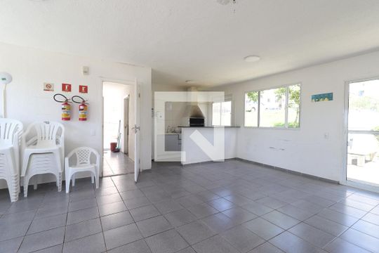 Área comum - Salão de festas de apartamento para alugar com 2 quartos, 50m² em Santo Afonso, Novo Hamburgo