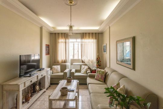 Sala de apartamento à venda com 2 quartos, 100m² em São Bernardo, Campinas