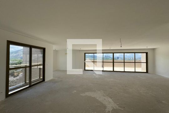 Sala de apartamento à venda com 4 quartos, 372m² em Barra da Tijuca, Rio de Janeiro