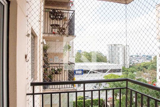 Varanda da Sala de apartamento à venda com 3 quartos, 64m² em Centro, Diadema