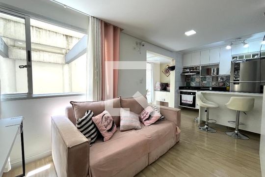 Sala de apartamento para alugar com 1 quarto, 36m² em Jabaquara, São Paulo