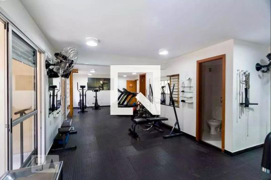 Área comum - Academia de apartamento para alugar com 1 quarto, 36m² em Jabaquara, São Paulo