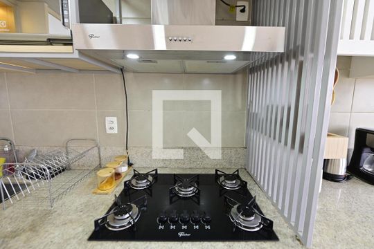Cozinha de apartamento à venda com 2 quartos, 60m² em Setor Marista, Goiânia