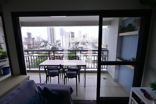 Varanda gourmet de apartamento à venda com 2 quartos, 60m² em Setor Marista, Goiânia