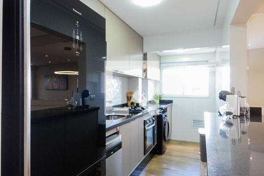 Cozinha de apartamento para alugar com 2 quartos, 60m² em Jardim Anny, Guarulhos