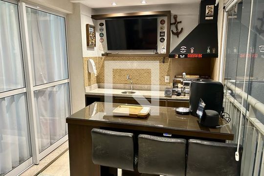 Varanda de apartamento à venda com 3 quartos, 94m² em Centro, São Bernardo do Campo
