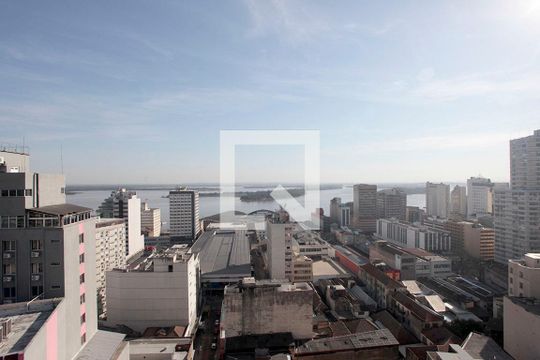 Área Comum - Rooftop Piscina Vista de kitnet/studio para alugar com 1 quarto, 24m² em Centro Histórico, Porto Alegre