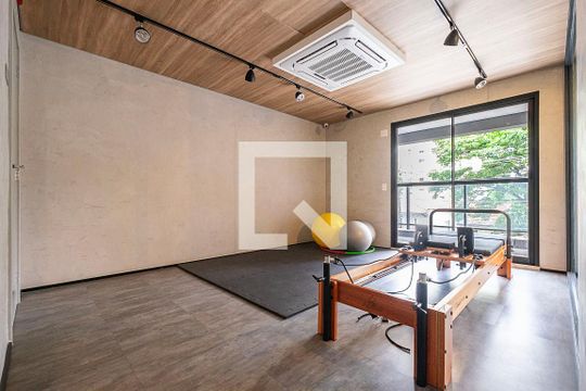 Área Comum - Pilates de apartamento à venda com 1 quarto, 30m² em Pinheiros, São Paulo