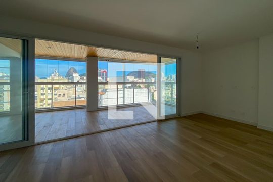 Detalhe da sala  de apartamento à venda com 3 quartos, 140m² em Botafogo, Rio de Janeiro