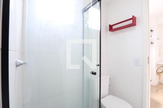 Banheiro de apartamento à venda com 1 quarto, 24m² em Santa Cecilia, São Paulo