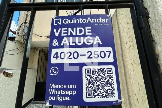 Placa  de apartamento à venda com 1 quarto, 40m² em Engenho de Dentro, Rio de Janeiro