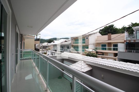Varanda da Suíte 1 de casa de condomínio à venda com 4 quartos, 560m² em Jacarepaguá, Rio de Janeiro