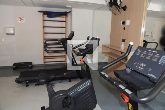 Área comum - Academia de apartamento para alugar com 1 quarto, 30m² em Jardim Prudência, São Paulo
