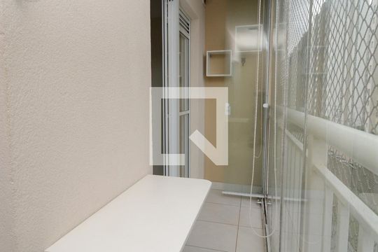 Varanda da Sala de apartamento para alugar com 1 quarto, 30m² em Jardim Prudência, São Paulo
