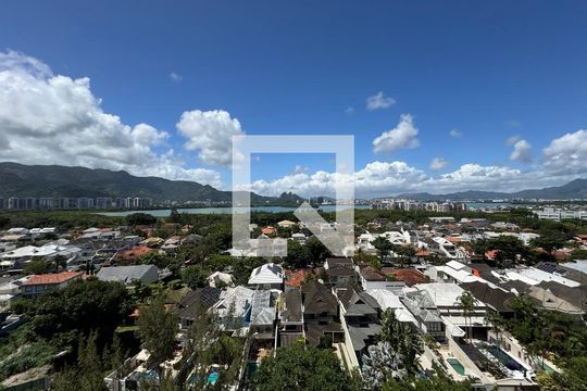 Terraço - Vista de apartamento à venda com 4 quartos, 372m² em Barra da Tijuca, Rio de Janeiro