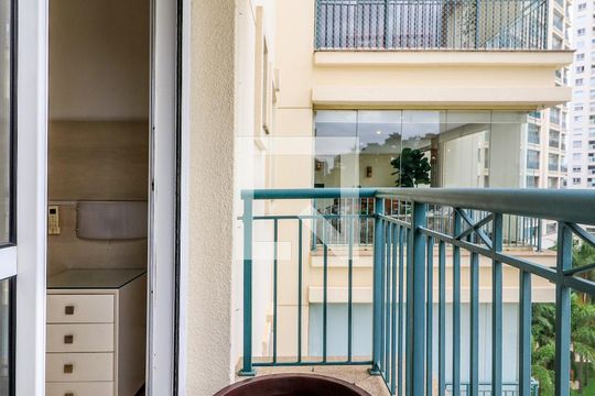 Varanda da Suíte 1 de apartamento à venda com 4 quartos, 204m² em Vila Gertrudes, São Paulo
