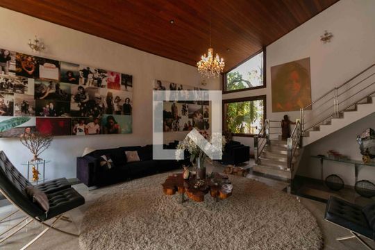 Sala 1 de casa de condomínio à venda com 5 quartos, 800m² em Planalto, Belo Horizonte